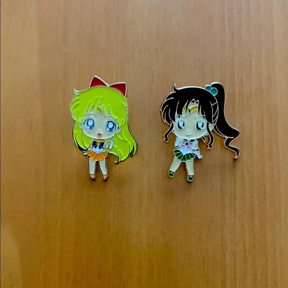 Cute Anime Character Enamel Pins